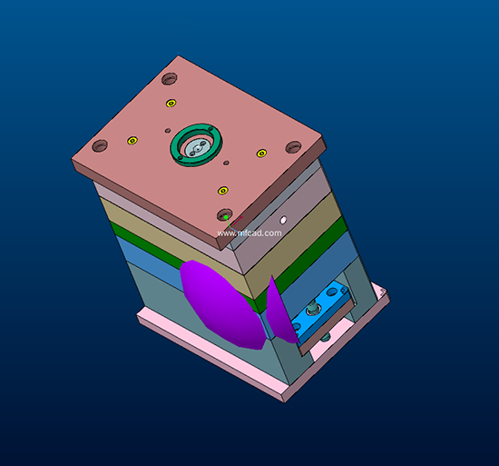 搓牙模具3D图纸01